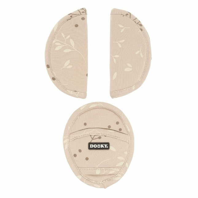 Dooky Gürtel Protektor Universal Pads Blätter Beige