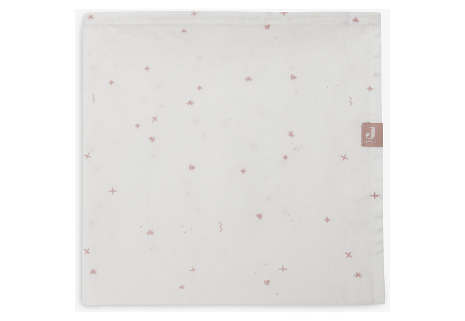 <tc>Jollein</tc> Wiegetuch Twinkling Wild Rose 75X100Cm