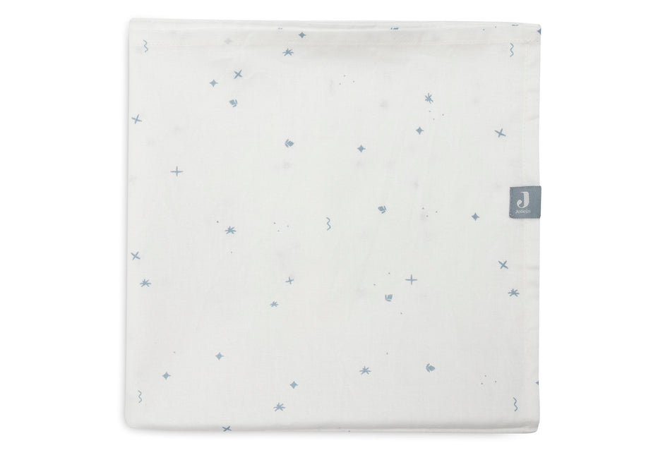 <tc>Jollein</tc> Wiegenhandtuch Twinkling Sea Green 75X100Cm