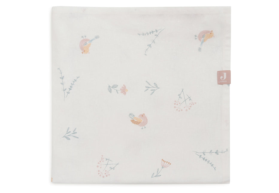 <tc>Jollein</tc> Wiegenhandtuch Lovely Birds 75X100Cm