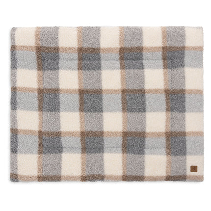 <tc>Jollein</tc> Kästchendecke Check Boucle 75 X 95 cm