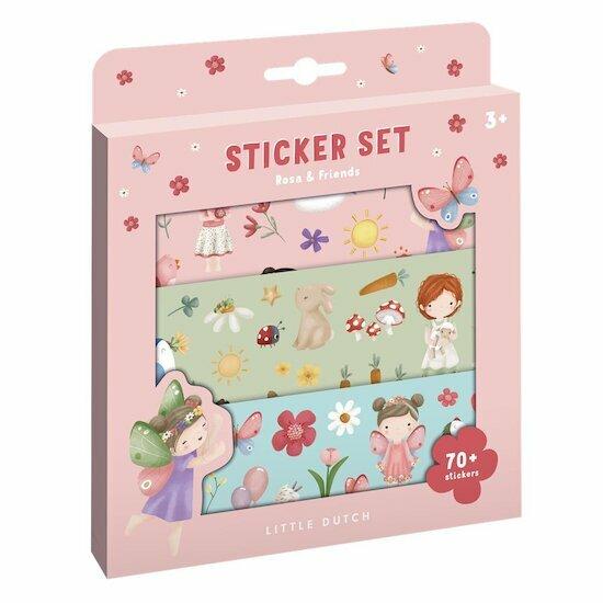 <tc>Little Dutch</tc> Stickerbox Rosa und Freunde