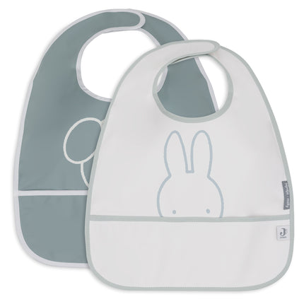 <tc>Jollein</tc> Lätzchen Wasserdicht Miffy Peekaboo Meer Grün 2tlg.