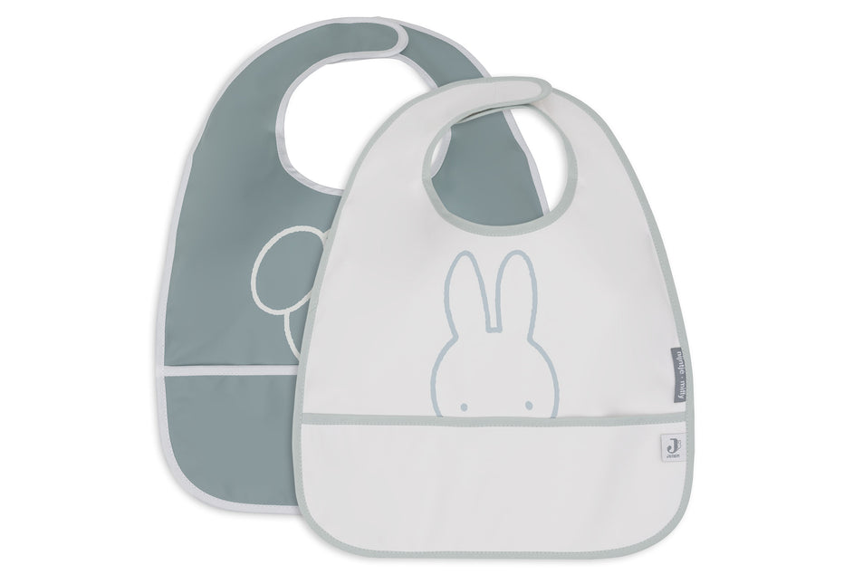 <tc>Jollein</tc> Lätzchen Wasserdicht Miffy Peekaboo Meer Grün 2tlg.