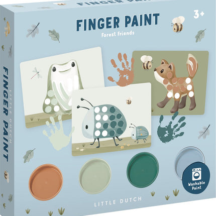 <tc>Little Dutch</tc> Fingerfarben-Set Waldfreunde