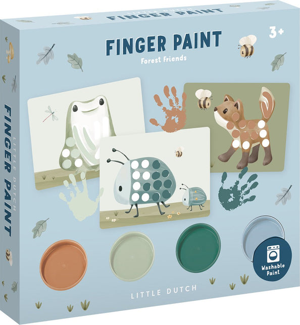 <tc>Little Dutch</tc> Fingerfarben-Set Waldfreunde