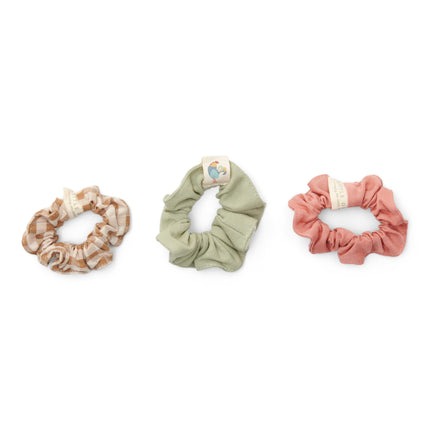 Little Dutch Winter-Scrunchie für Kleinkinder, Mädchen, 3er-Pack, mehrfarbig