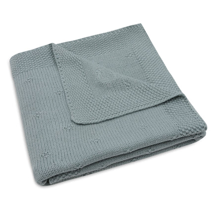 <tc>Jollein</tc> Wiegendecke Cosy Knit Sea Green 75 X 100 cm