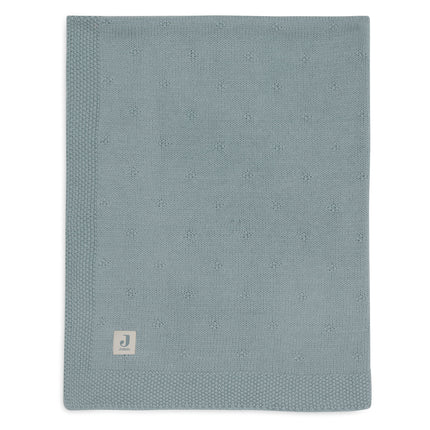 <tc>Jollein</tc> Wiegendecke Cosy Knit Sea Green 75 X 100 cm