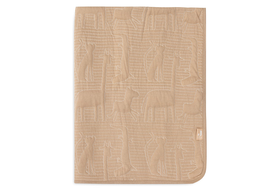 <tc>Jollein</tc> Bettdecke Bettgestell 100X150Cm Jungle Jambo Biscuit/Oatmeal