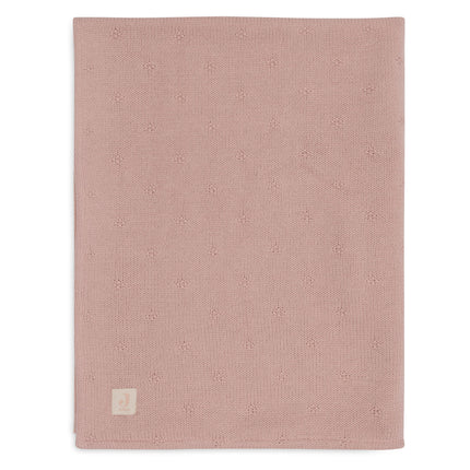 <tc>Jollein</tc> Wiegendecke Cosy Knit Wild Rose/Velvet 75 X 100 cm