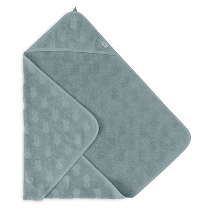 <tc>Jollein</tc> Badetuch Baby Miffy Jaquard Sea Green 75X75Cm