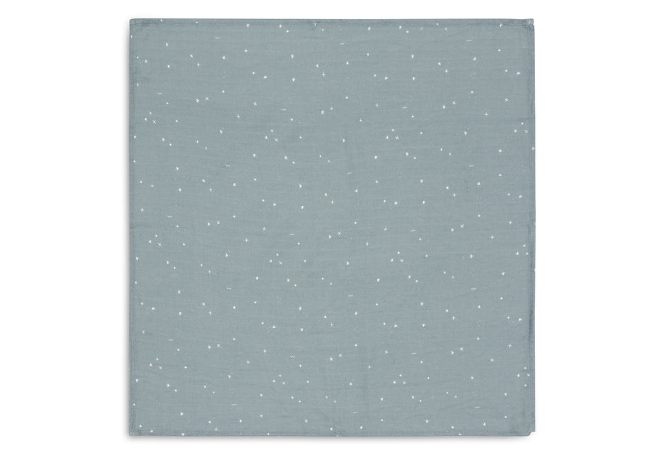 <tc>Jollein</tc> Hydrofiltertuch Twinkling Sea Green 70X70 cm 3Stk.