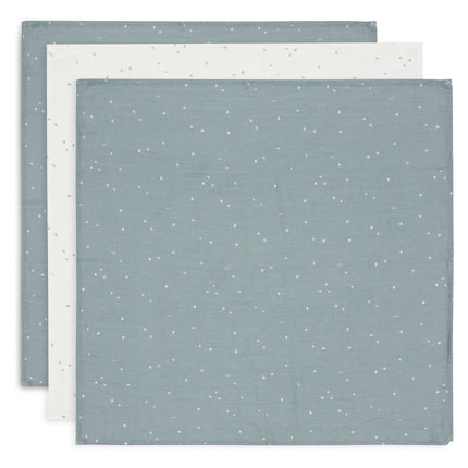 <tc>Jollein</tc> Hydrofiltertuch Twinkling Sea Green 70X70 cm 3Stk.