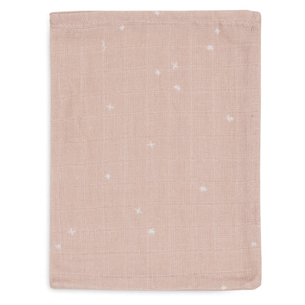 <tc>Jollein</tc> Waschlappen Twinkling Wild Rose 15 X 20 cm 3tlg.