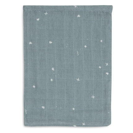 <tc>Jollein</tc> Waschlappen Twinkling Sea Green 15 X 20 cm 3tlg.