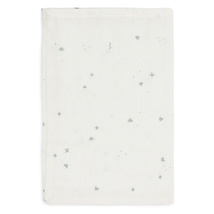 <tc>Jollein</tc> Waschlappen Twinkling Sea Green 15 X 20 cm 3tlg.