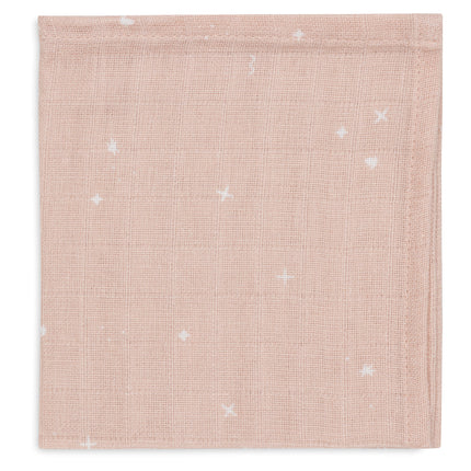 <tc>Jollein</tc> Mundtuch Twinkling Wild Rose 31 X 31 cm 3tlg.