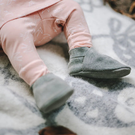 <tc>Baby Dutch</tc> Babyshoes Uni Grau Wildleder