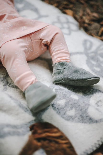 <tc>Baby Dutch</tc> Babyshoes Uni Grau Wildleder