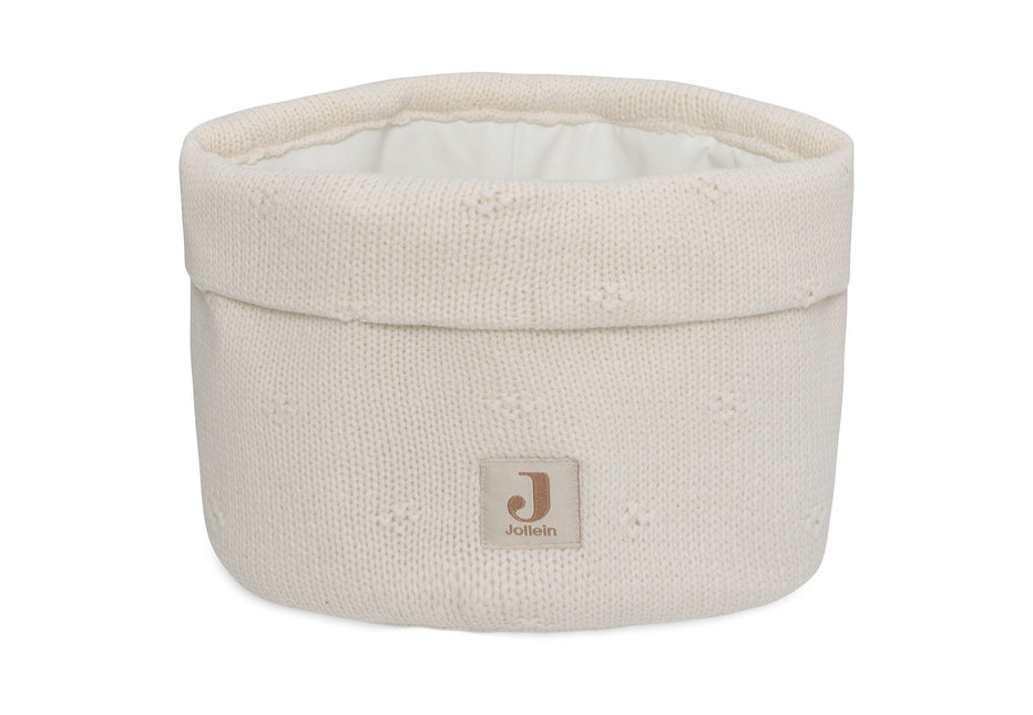 <tc>Jollein</tc> Warenkörbchen Cosy Knit Ivory