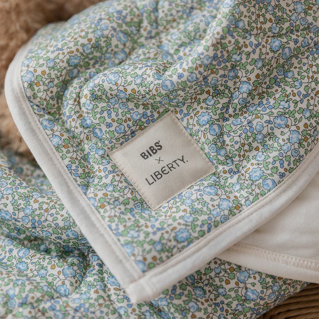 BIBS Babydecke Liberty Chamomile Lawn Baby Blue