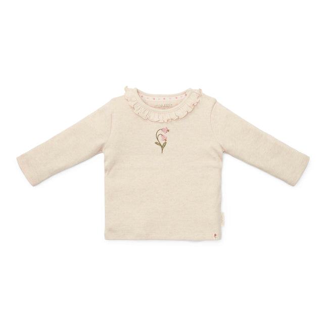 Little Dutch Kleinkind Mädchen Wintershirt Langarm Sand