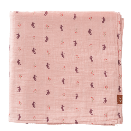 <tc>Fresk</tc> Swaddle 120x120 cm Seepferdchen