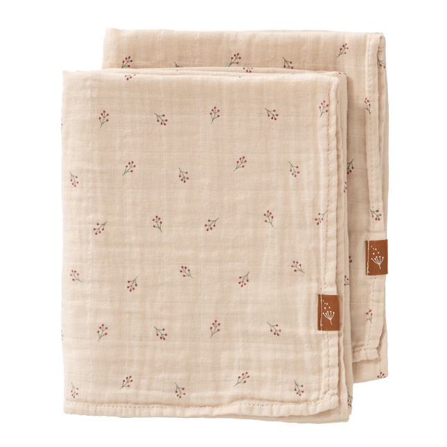 <tc>Fresk</tc> Swaddle Set 2 Stück. 70x60 cm Beeren