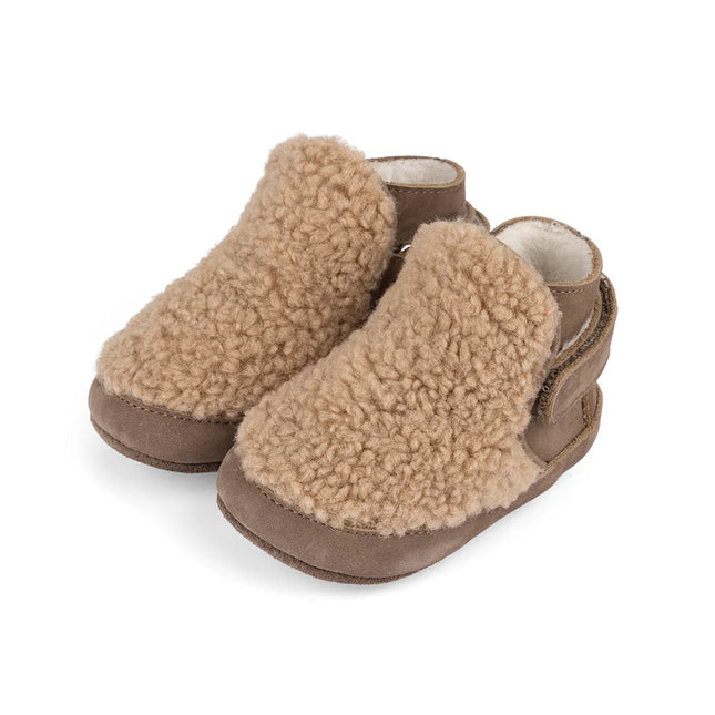 <tc>Baby Dutch</tc> Teddie Baby Schuhe Braun