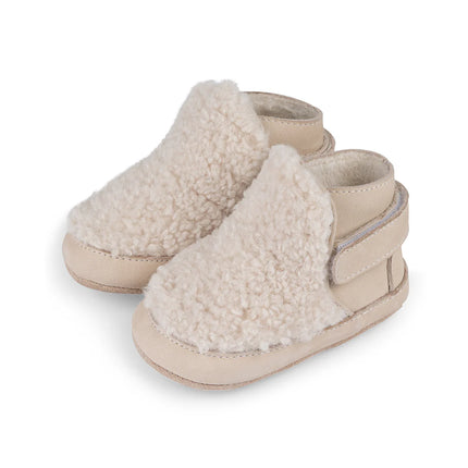 <tc>Baby Dutch</tc> Teddie Baby Schuhe Natur