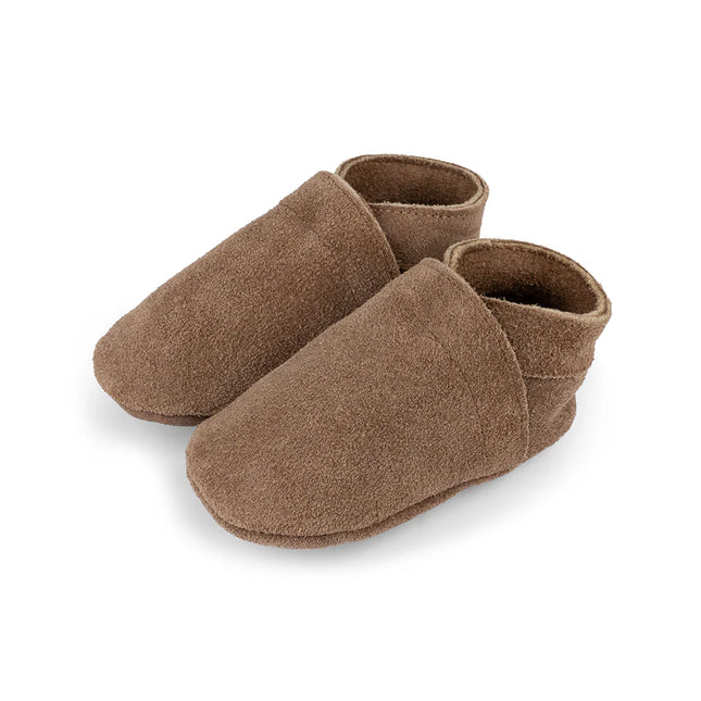 <tc>Baby Dutch</tc> Babyshoes Uni Kaki Braun Wildleder