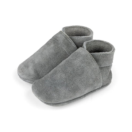 <tc>Baby Dutch</tc> Babyshoes Uni Grau Wildleder