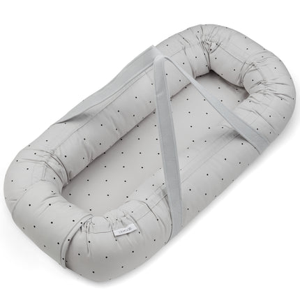 Liewood Baby Nest Gro Classic Dot Dumbo Grau