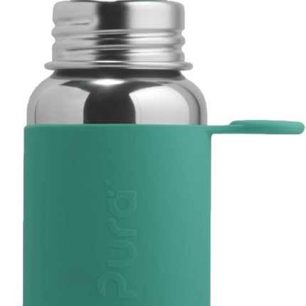 <tc>Pura</tc> Sportflasche Edelstahl 550 ml + mint sport cap + mint sleeve