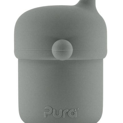 Pura my-my™ silicone tuitbeker 150 ml - Grijs