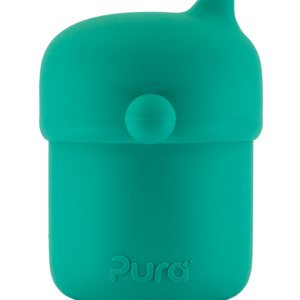 Pura my-my™ silicone tuitbeker 150 ml + snack cup - Mint