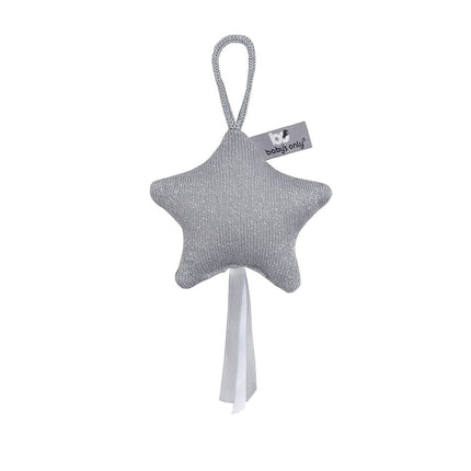 Baby's Only Hangspeeltje Ster Sparkle Zilvergrijs - Baby's Only - Babywinkel - 8719497045419