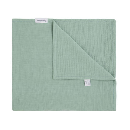 Baby's Only Ledikantdeken Fresh Stone Green 100x135cm - Baby's Only - Babywinkel - 8720791354862