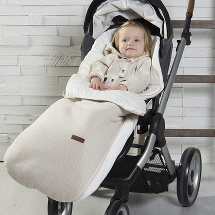 Baby's Only Voetenzak Buggy Classic Wol Wit - Baby's Only - Babywinkel - 8719075022986