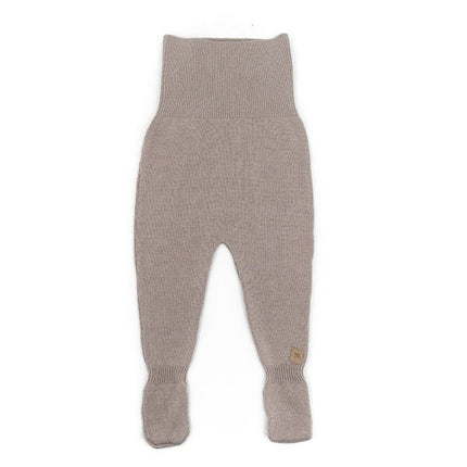 Bamboom Baby Broekje Met Voetjes Knitted Camel - Bamboom - Babywinkel - 8053847230217