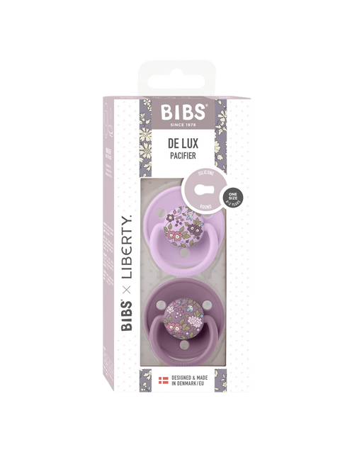 BIBS Schnuller Liberty De Lux Mauve 2St