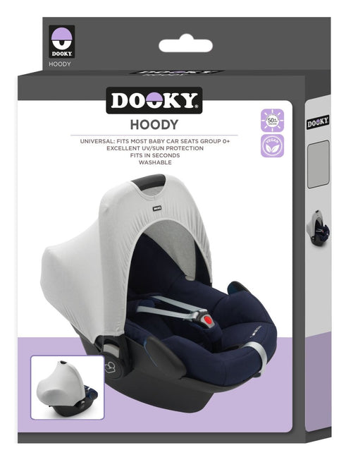 Dooky Maxi Cosi Zonnekap Hoody Uni Grijs - Dooky - Babywinkel - 5038278982921