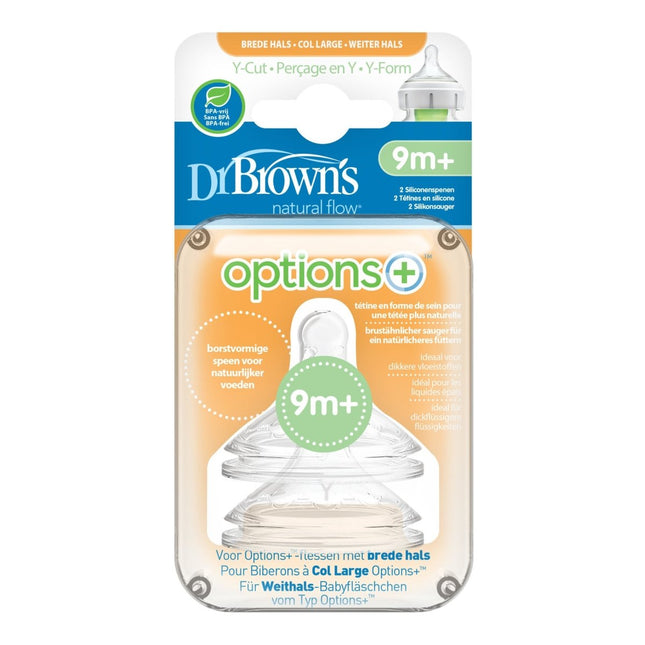 Dr. Brown's Options + Y - speen 2st - Dr. Brown's - Babywinkel - 072239317679