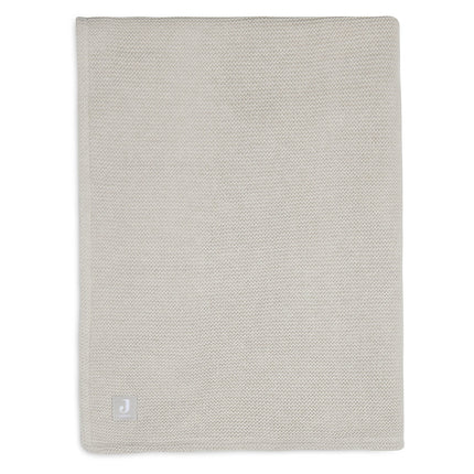 Jollein Wiegedecke Basic Knit Nougat/Fleece 75x100cm