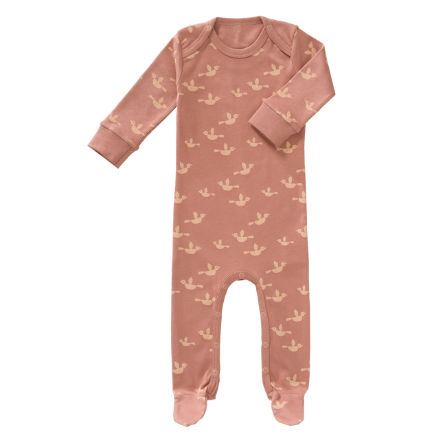 Fresk Baby-Pyjama mit Fußvogel