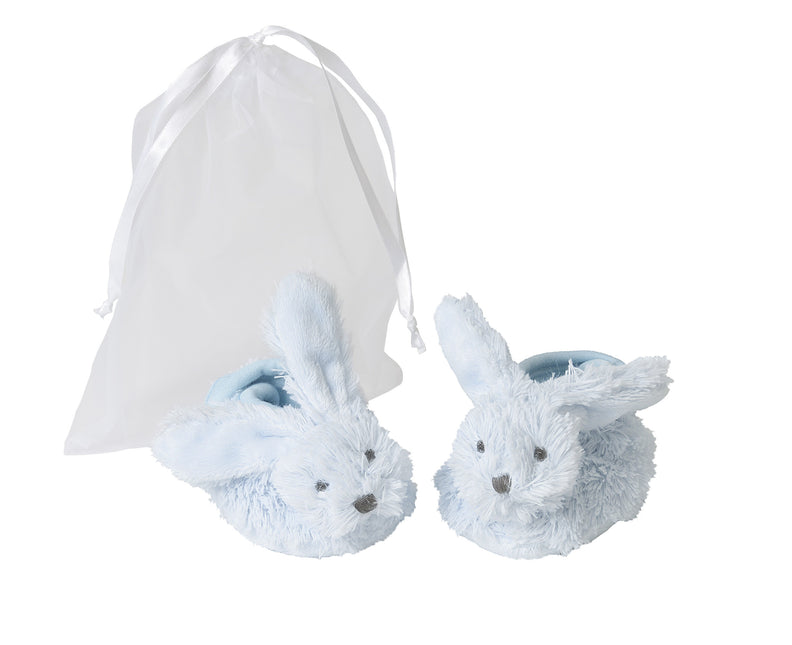 Happy Horse Babyschuhe Hase Richie im Organzabeutel Blau 10cm