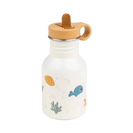 Done by Deer Thermosflasche Sea Friends Beige