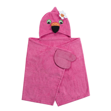 Zoocchini Badcape Baby Franny The Flamingo Cotton