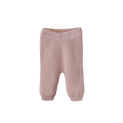 Mushie Baby-Hose Chunky Knit Blush